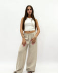 Pantaloni in puro lino