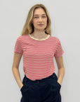 T-shirt rigata basic fit perfetta per ogni giorno