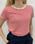 T-shirt rigata basic fit perfetta per ogni giorno