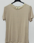 T-shirt rigata basic fit perfetta per ogni giorno