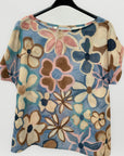 Blusa fantasia floreale morbida e super versatile