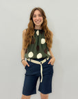 Pantaloncini in denim con cintura