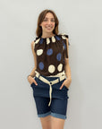 Pantaloncini in denim con cintura