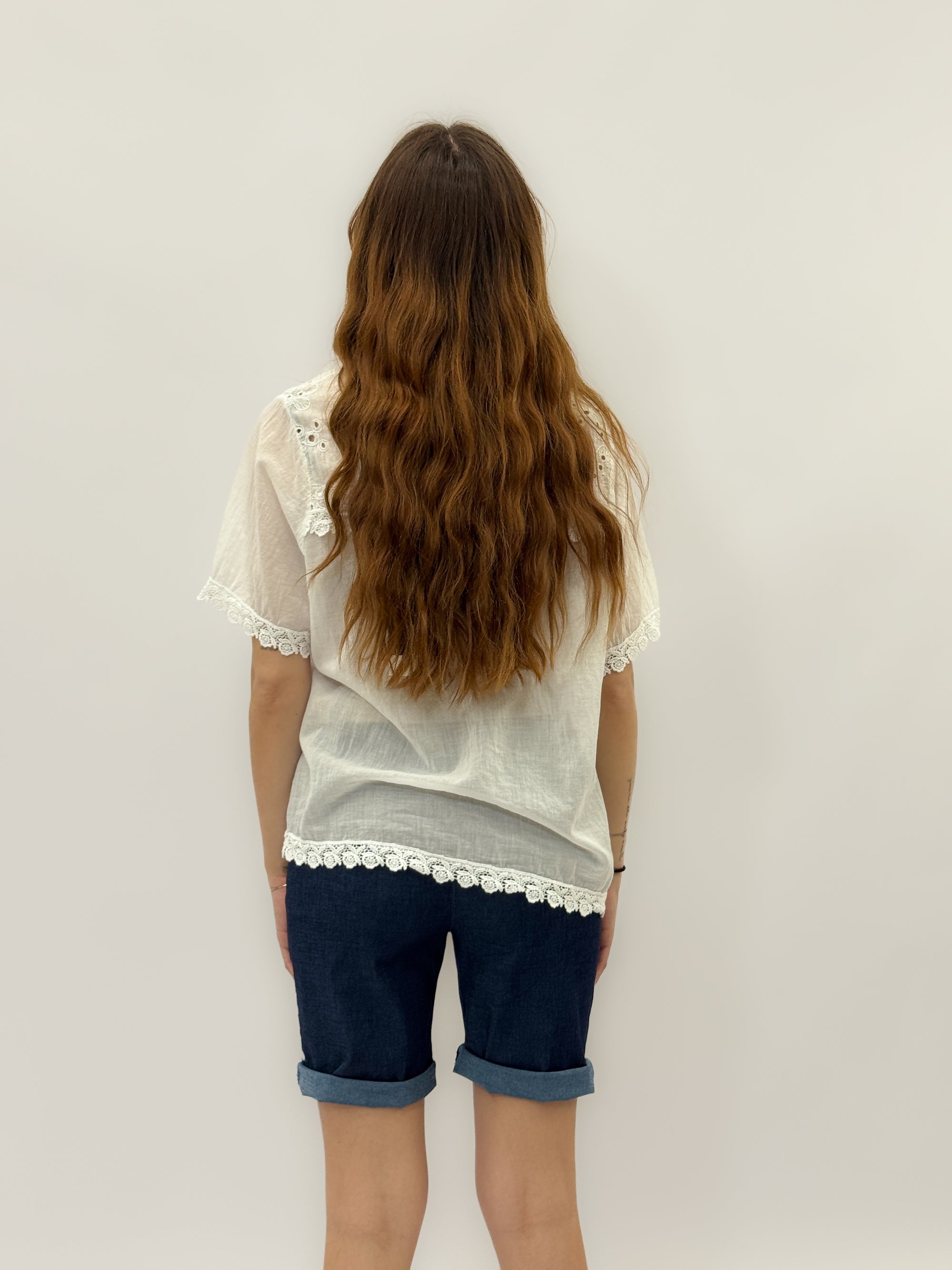 T-shirt taglia comoda in cotone