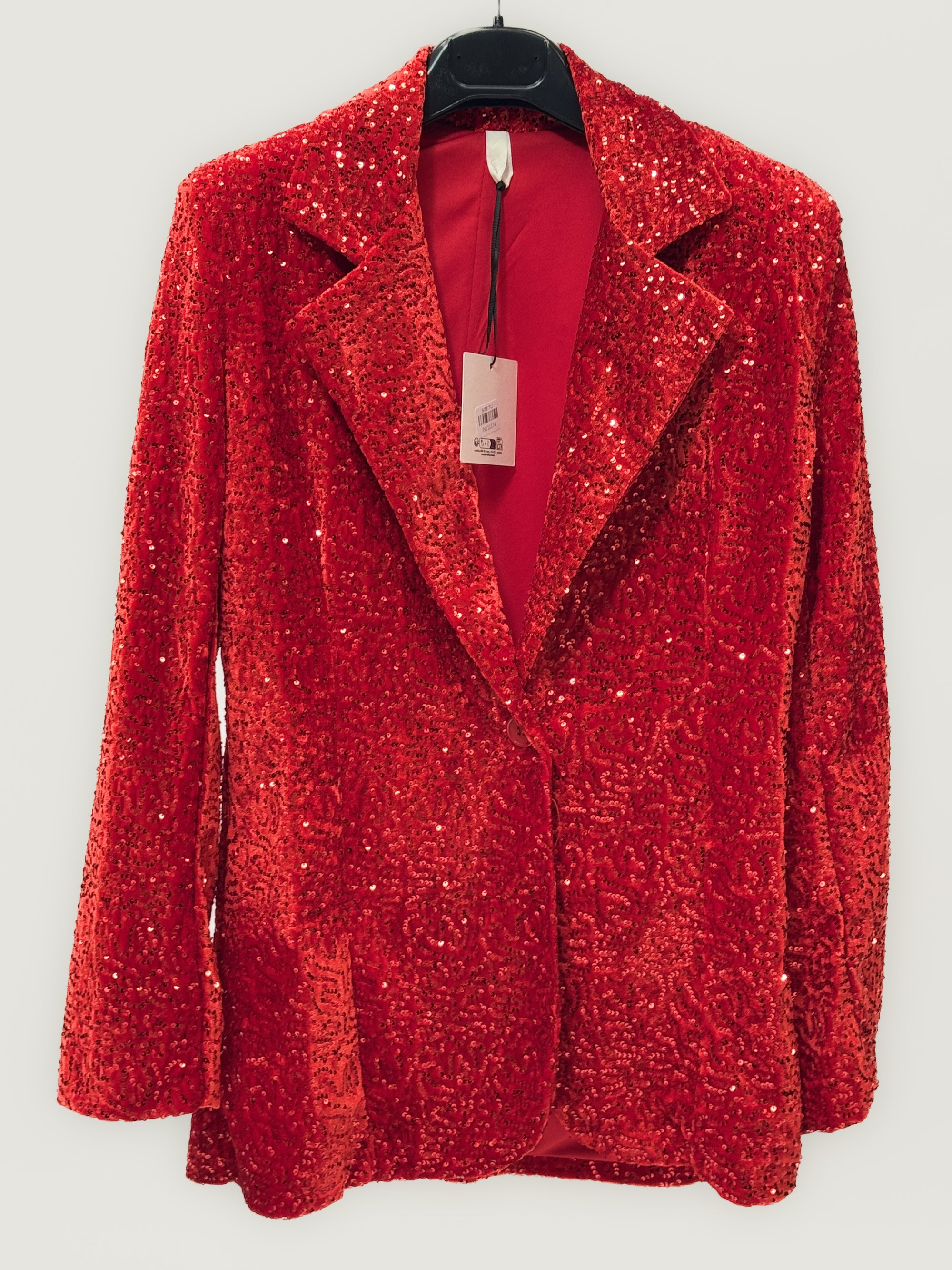 Blazer in velluto con paillettes – Eleganza luminosa per le tue serate