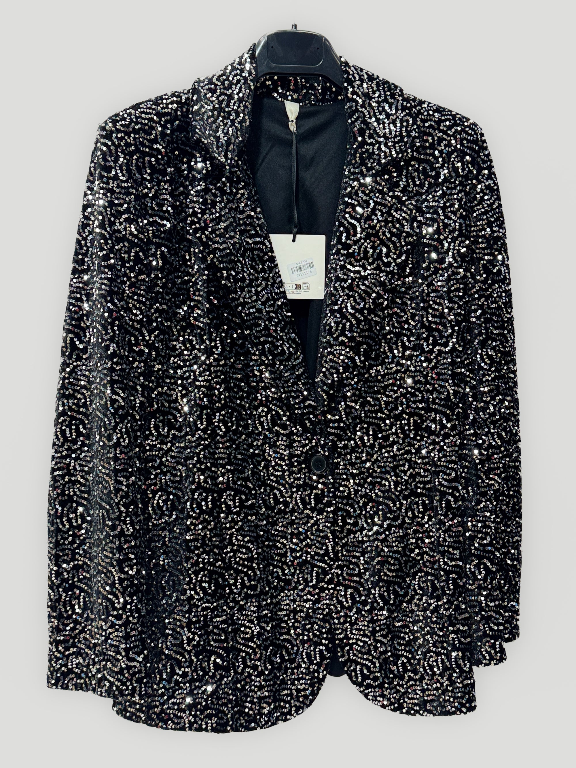 Blazer in velluto con paillettes – Eleganza luminosa per le tue serate