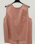 Top Donna Smanicato con Bottoni sul Retro