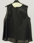 Top Donna Smanicato con Bottoni sul Retro