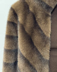 Giacca Double Face Premium Effetto Pelliccia