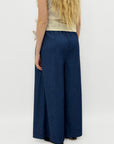 Pantalone ampio fluido con elastico in vita super comodo