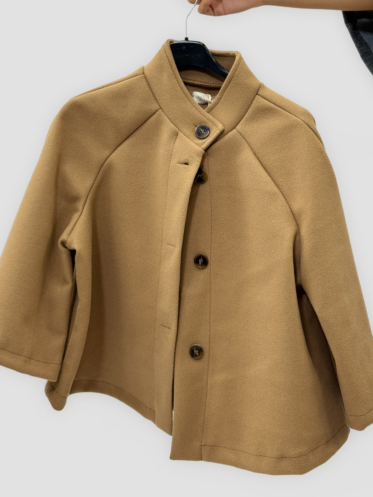 Giacca in Panno con Bottoni Made in Italy