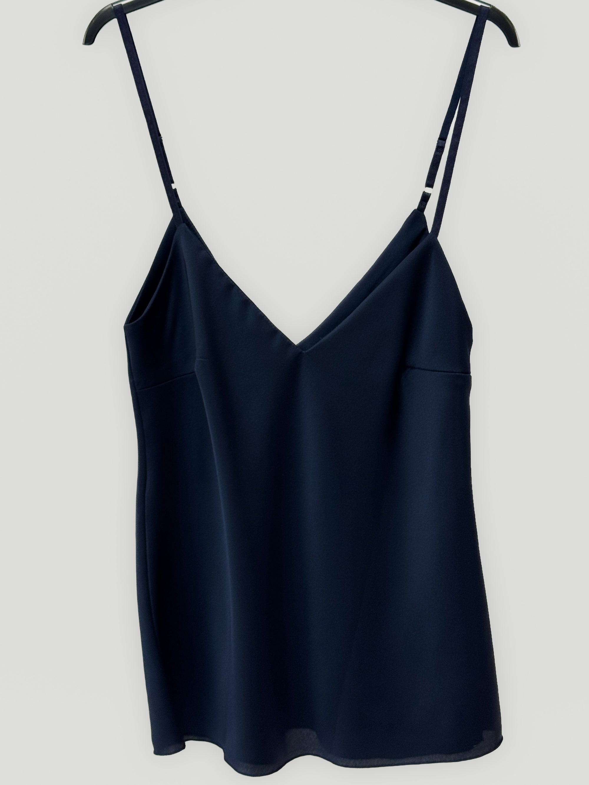 Top Donna Satinato con Spalline Sottili