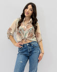 Camicia floreale