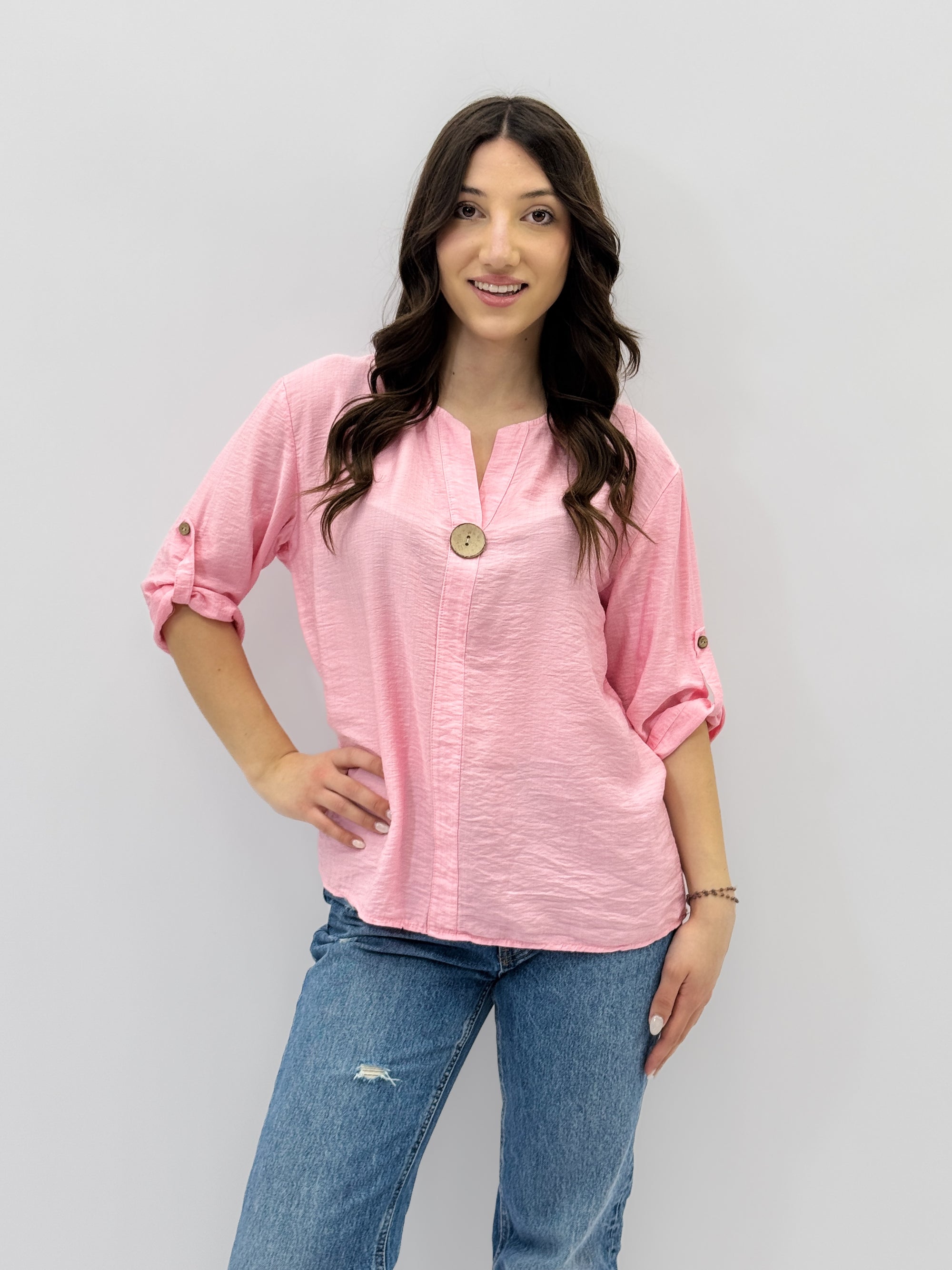 Camicia con bottone