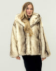 Giacca pelliccia premium con cappuccio - Siberia