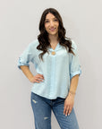 Camicia con bottone