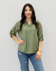 Camicia con bottone