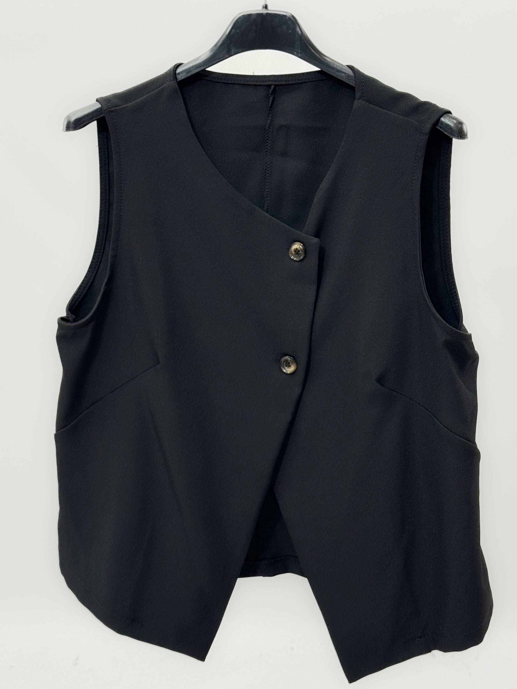 Gilet Donna Smanicato con Bottoni