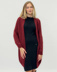 Cardigan pesante misto lana