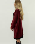 Cardigan pesante misto lana
