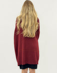Cardigan pesante misto lana