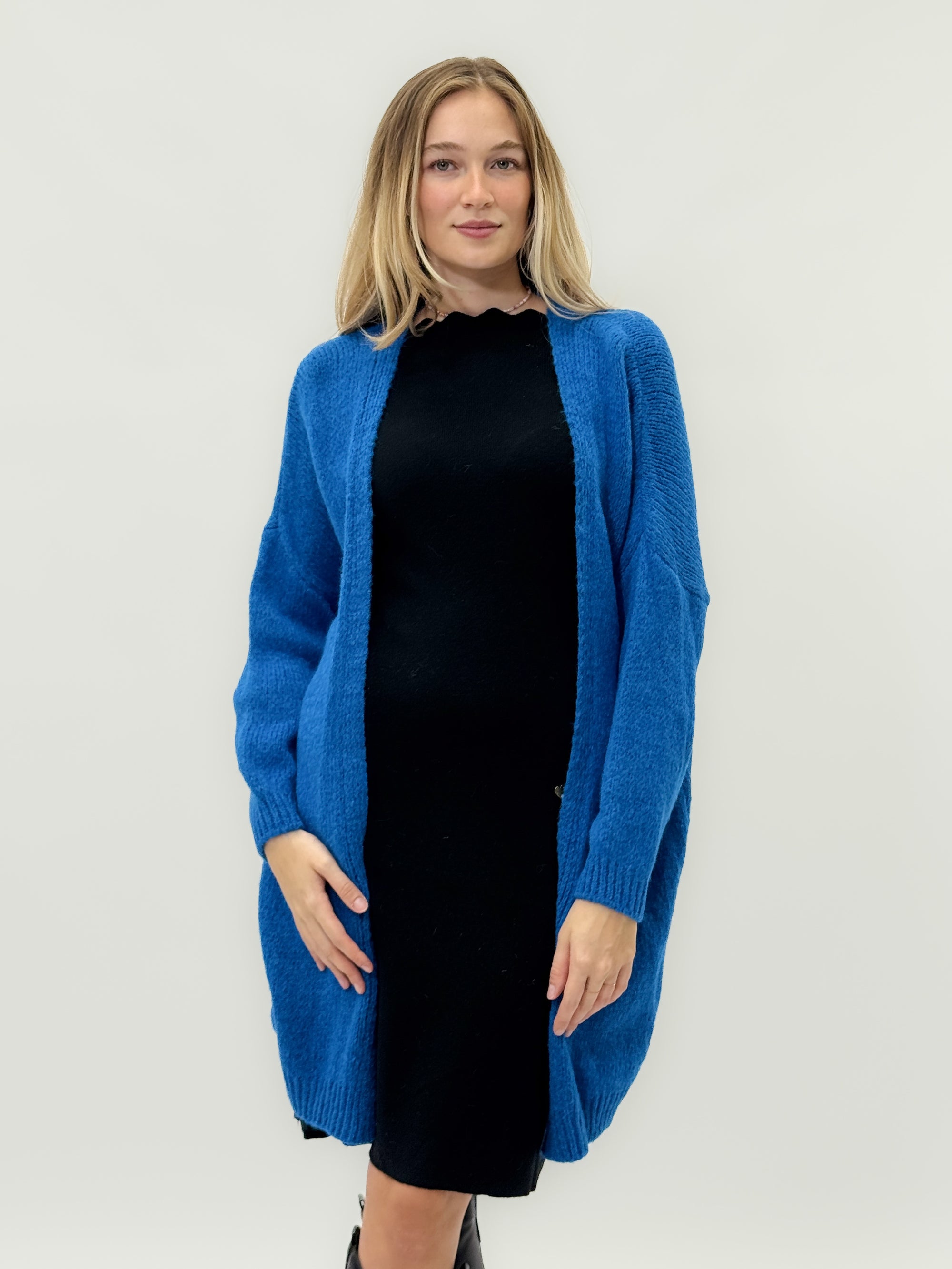 Cardigan pesante misto lana