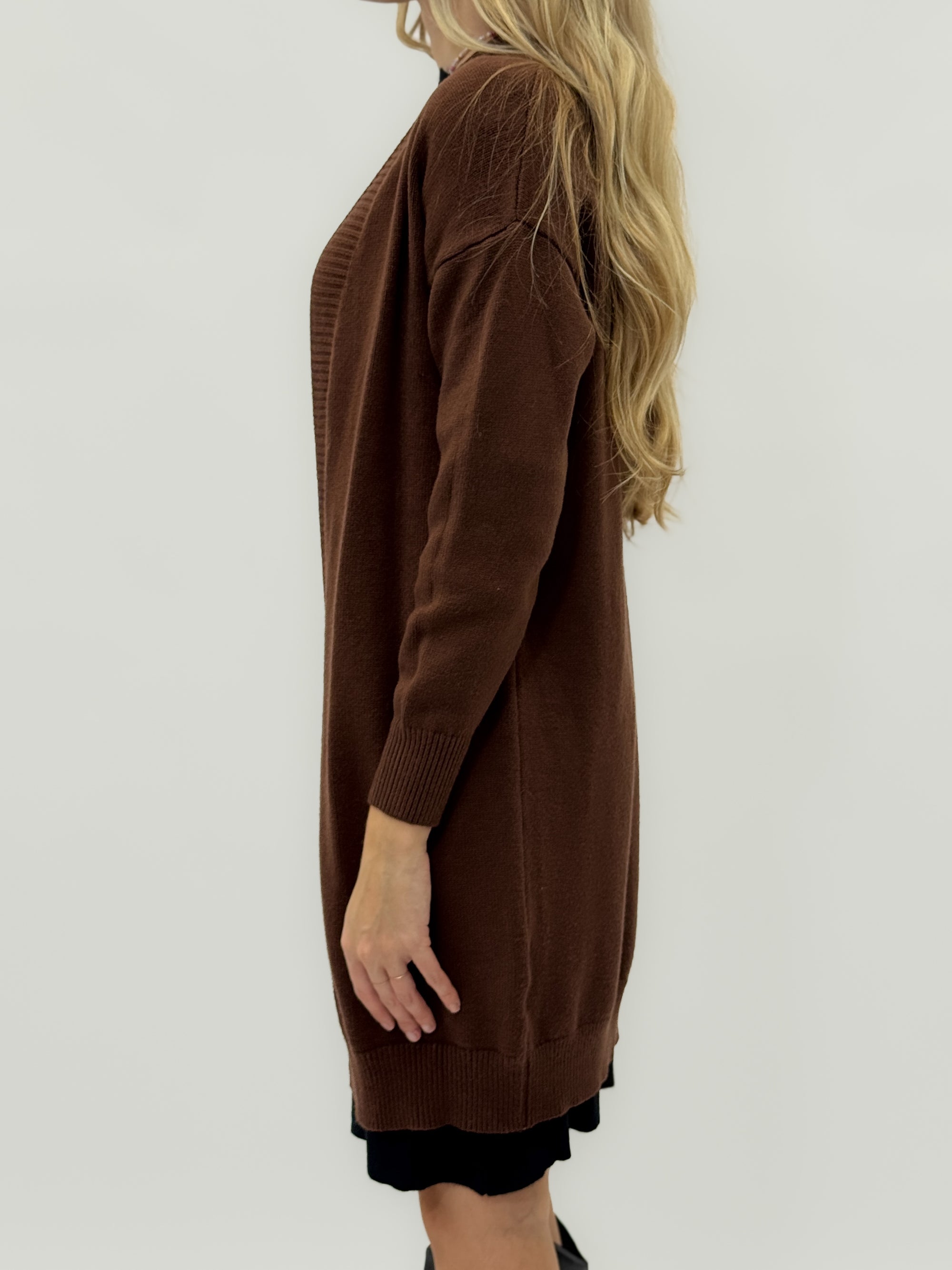 Cardigan lungo morbido