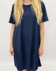 Abito fluido basic oversize comodo e versatile