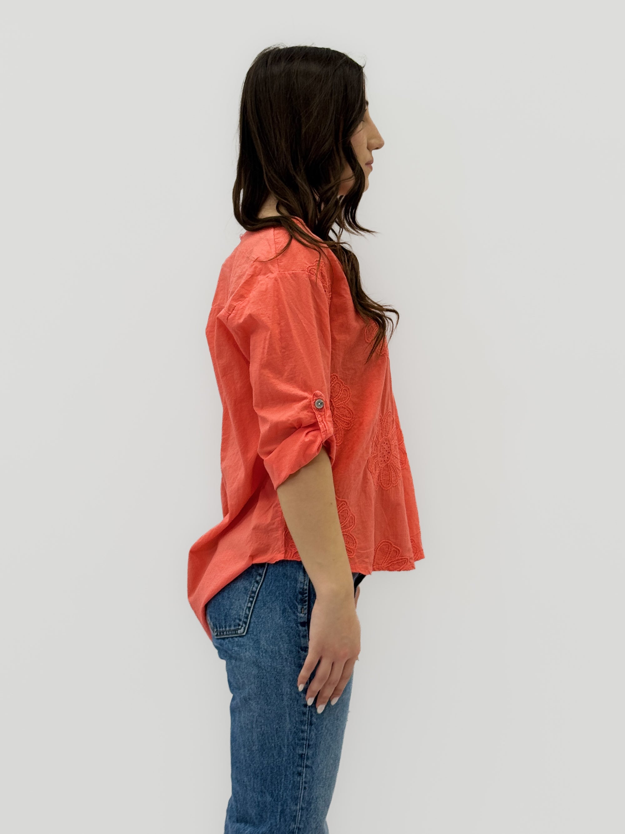 Camicia con bottone