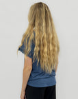 T-shirt over con manica in pizzo