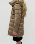 Giacca piumino premium con maxi laccetti