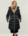 Giacca piumino premium con maxi laccetti