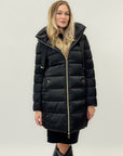 Giacca piumino premium con maxi laccetti