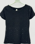 T-shirt Donna Ricamata Effetto Sangallo
