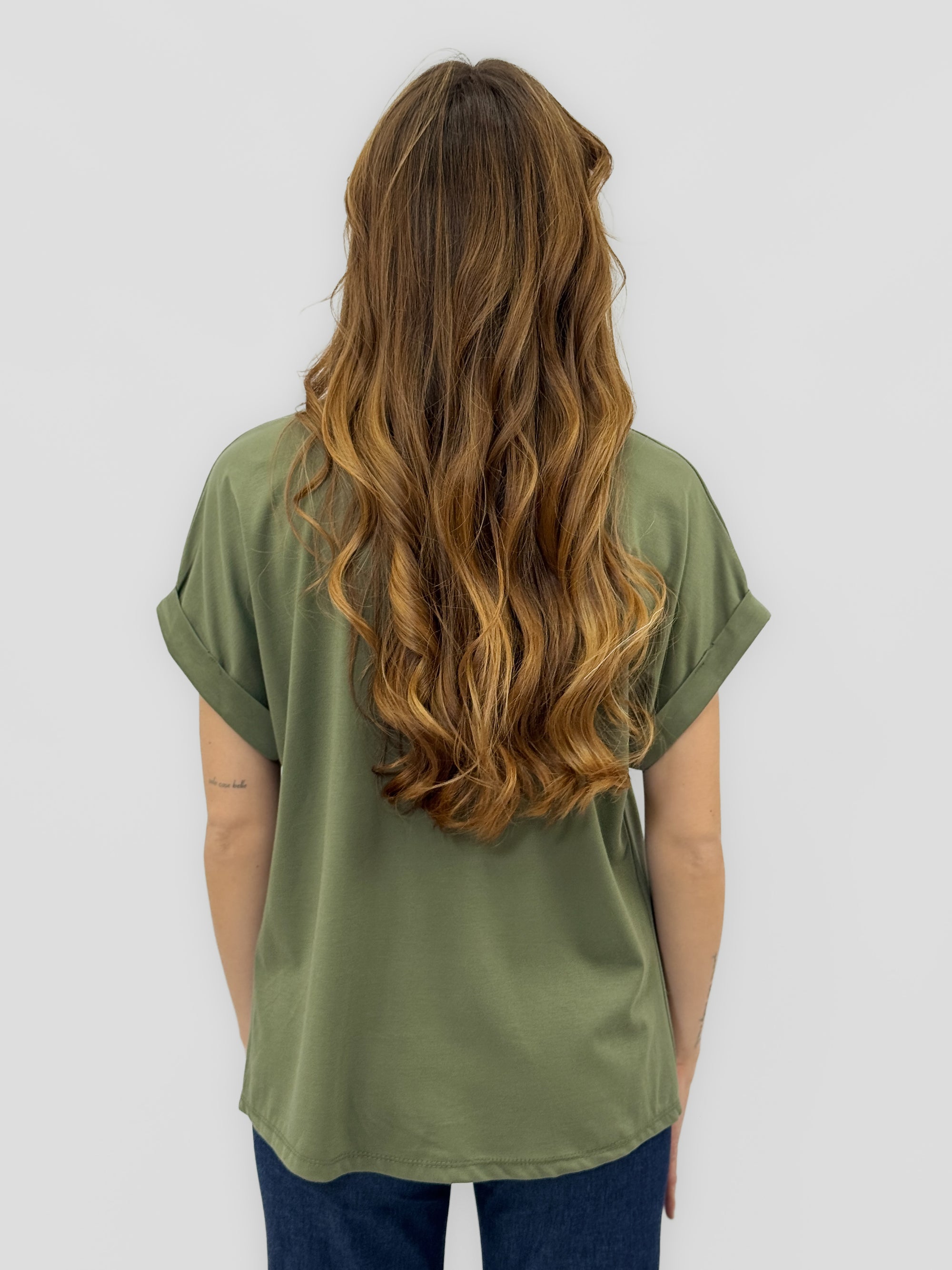 Camicia Donna con Foulard Fantasia