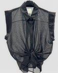 Camicia Smanicata con Bottoni