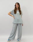 Completo maglia e pantalone taglia comoda