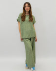 Completo maglia e pantalone taglia comoda