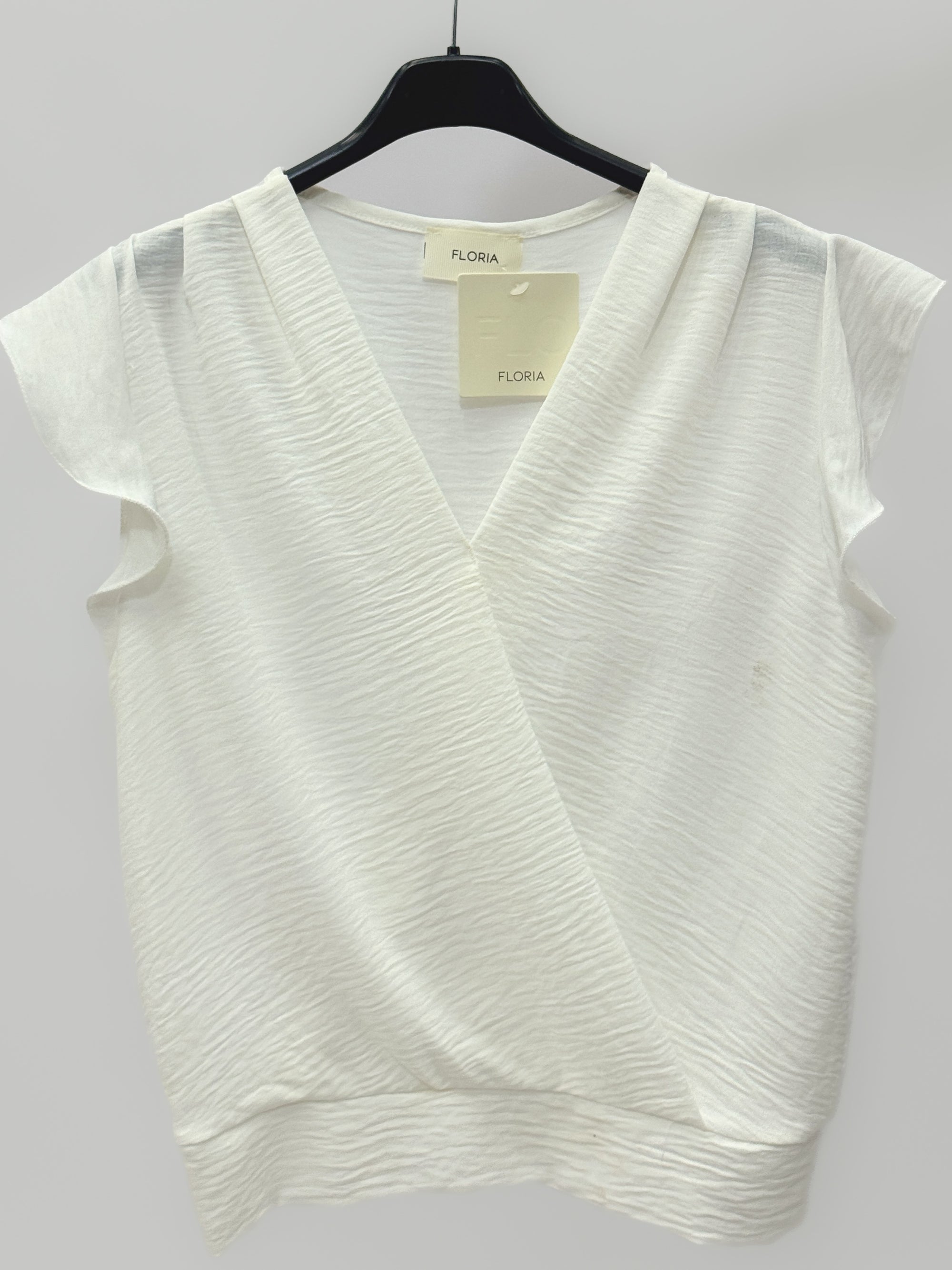 Blusa Donna Incrociata con Scollo a V