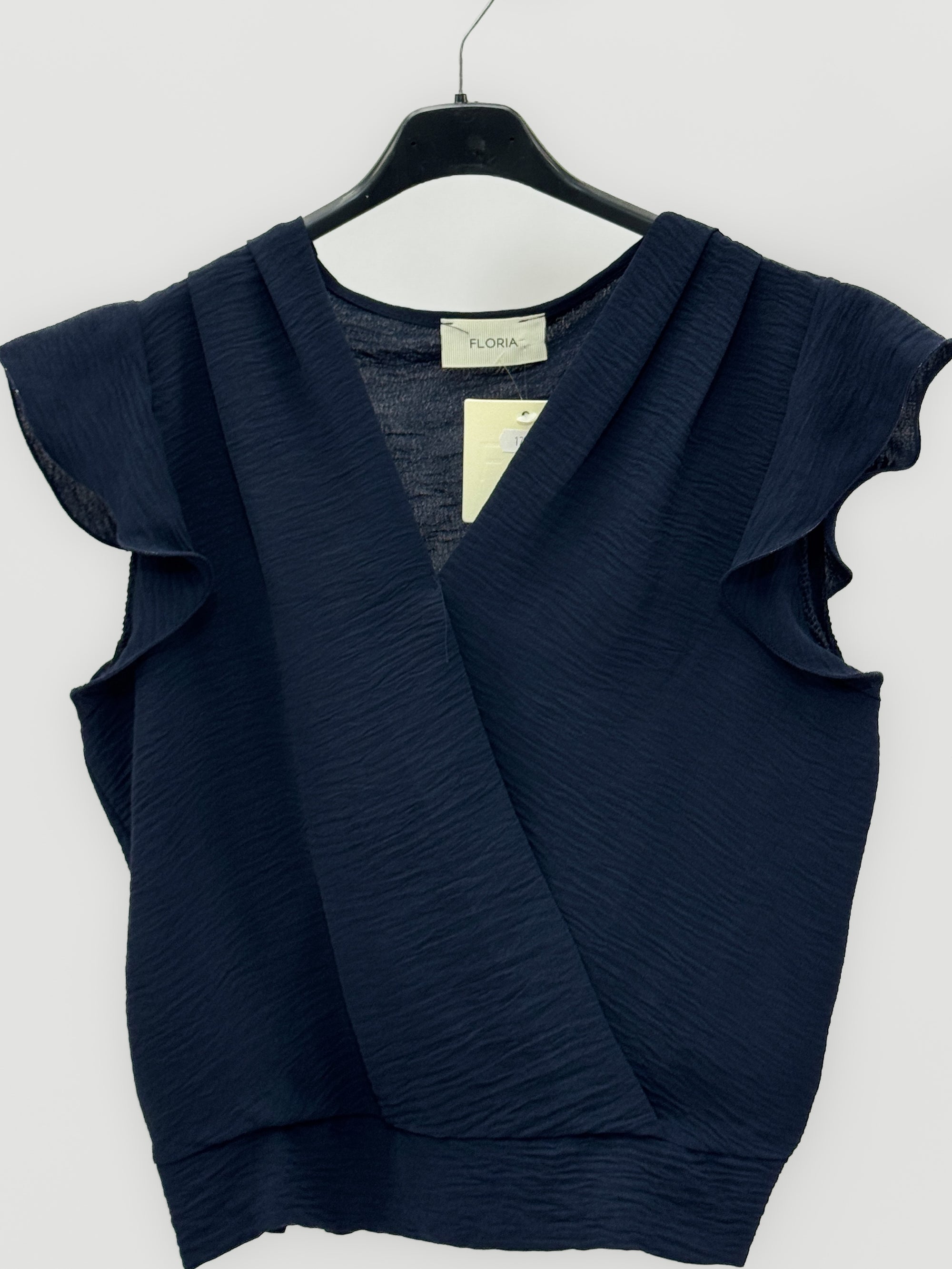 Blusa Donna Incrociata con Scollo a V