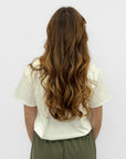 T-shirt Donna in Cotone con Stampa Cagnolino “Bee Happy”