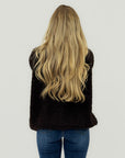 Gilet in maglia bouclé con bottoni