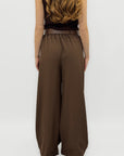 Pantaloni Donna a Palazzo con Cintura Coordinata