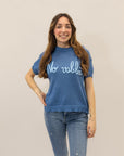 Maglia con scritta "no vabbè"