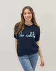 Maglia con scritta "no vabbè"