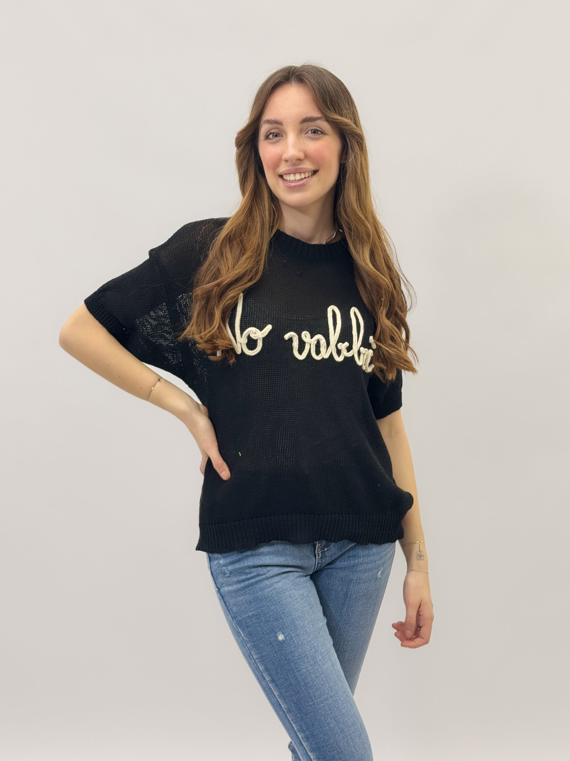 Maglia con scritta &quot;no vabbè&quot;