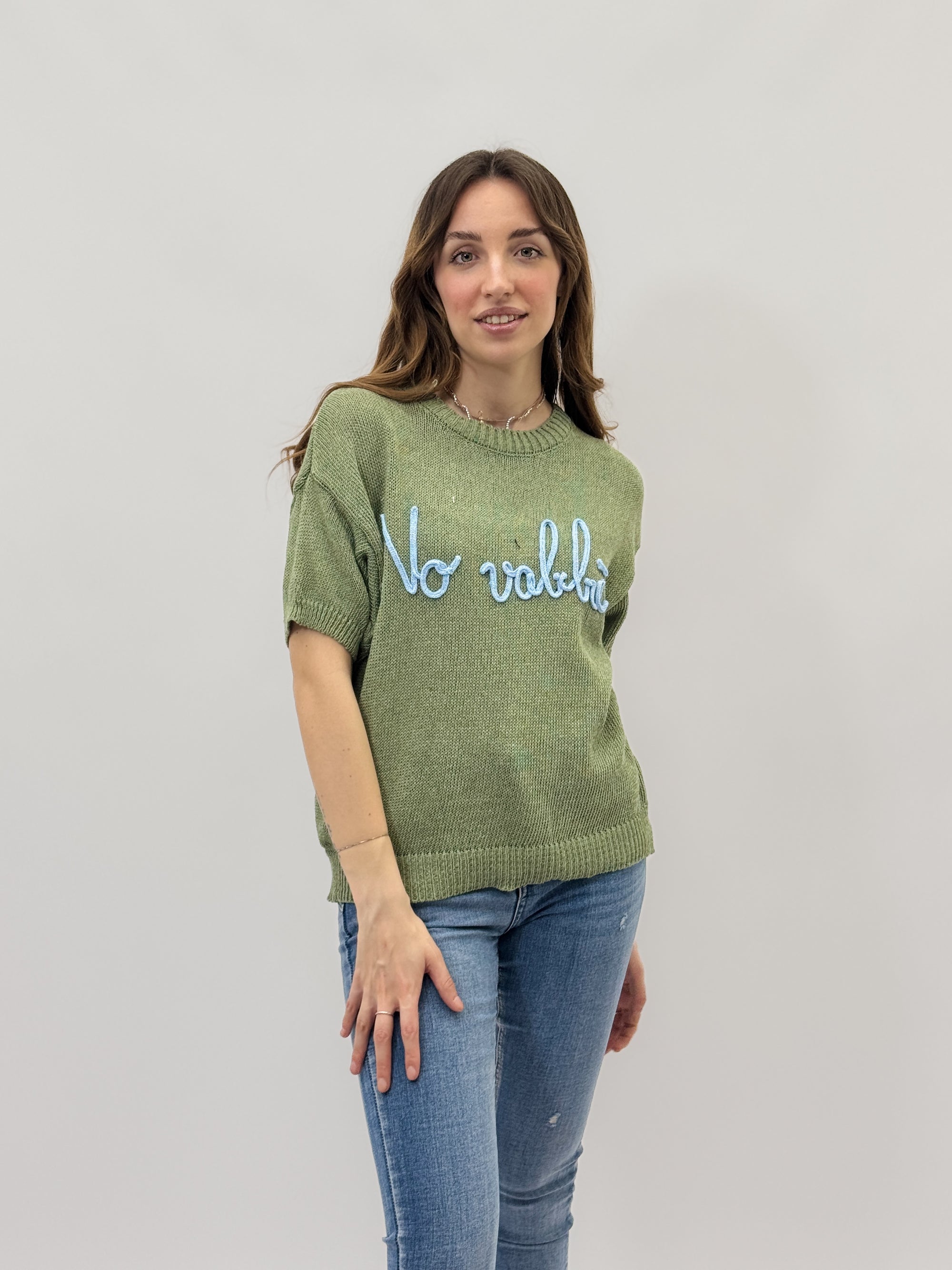 Maglia con scritta &quot;no vabbè&quot;