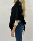 Poncho basic in maglia