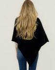 Poncho basic in maglia