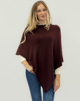 Poncho basic in maglia